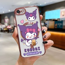 Ucuc iPhone 7/8/se 2020 2022 Uyumlu Şeffaf Arka Yüzeyli Manyetik Darbeye Dayanıklı Silikon Kılıf