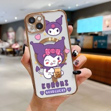 Ucuc iPhone 14 Plus Uyumlu Şeffaf Arka Yüzeyli Manyetik Darbeye Dayanıklı Silikon Kılıf
