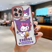 Ucuc iPhone 15 Pro Max Uyumlu Şeffaf Arka Yüzeyli Manyetik Darbeye Dayanıklı Silikon Kılıf