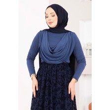 Ozk Degaje Dökümlü Sandy Body İndigo