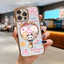 Ucuc iPhone 14 Pro Max Uyumlu Şeffaf Arka Yüzeyli Manyetik Darbeye Dayanıklı Silikon Kılıf