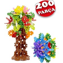 Feyza Design Yaratıcı Diskler 200 Parça Stem Eğitici Oyuncak Seti