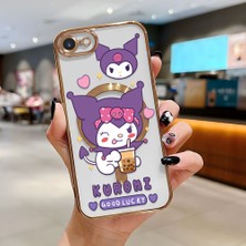 Ucuc iPhone 7/8/se 2020 2022 Uyumlu Şeffaf Arka Yüzeyli Manyetik Darbeye Dayanıklı Silikon Kılıf