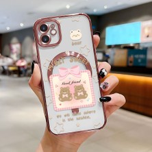 Ucuc iPhone 11 Uyumlu Şeffaf Arka Yüzeyli Manyetik Darbeye Dayanıklı Silikon Kılıf