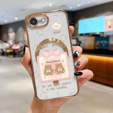 Ucuc iPhone 16E Uyumlu Şeffaf Arka Yüzeyli Manyetik Darbeye Dayanıklı Silikon Kılıf