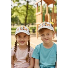 Aware Time Kitti 5-8 Yaş Unisex Bebek & Çocuk Aksesuarlı Yazlık Şapka
