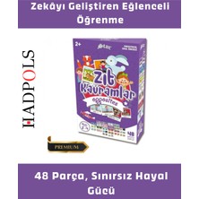 Feyza Design Eğitici Zıt Kavramlar Puzzle 48 Parça Çocuk Öğretici Oyun