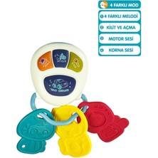 Feyza Design Işıklı ve Müzikli Anahtarlık Bebek Piyanosu, Eğlenceli ve Geliştirici