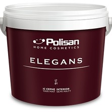 3,5kg/ 2,5lt Polisan Elegans Silinebilir Iç Cephe Duvar Boyası Yarı Mat Model Karteladaki Her Renk