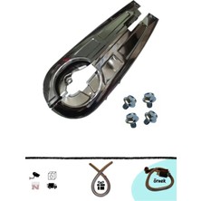 Rbk Cg Çita Nikel Zincir Muhafaza Alt Üst + 4 Adet Vida Seti (+Buji Kablo Kılıfı)