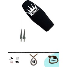 GMS Cg Cup Siyah King Koltuk Kılıfı+2 Adet Sivri Vida (+Buji Kablo Kılıfı)