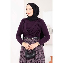 Ozk Degaje Dökümlü Sandy Body Mürdüm