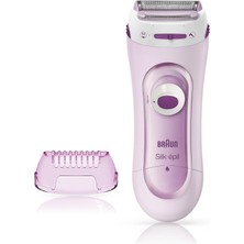 Philips Braun Silk-Épil Lady Shaver 5-100 2’si 1 Arada Kablosuz Elektrikli Kadın Tıraş Makinesi ve Düzeltici, Pembe