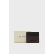 Calvin Klein 4g Monogram Logolu Kartlık LV04D1083GBAY Erkek Kartlık LV04D1083G Bay