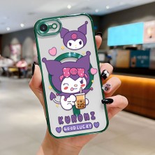 Ucuc iPhone 7/8/se 2020 2022 Uyumlu Şeffaf Arka Yüzeyli Manyetik Darbeye Dayanıklı Silikon Kılıf