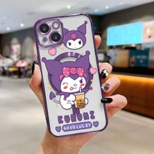 Ucuc iPhone 14 Uyumlu Şeffaf Arka Yüzeyli Manyetik Darbeye Dayanıklı Silikon Kılıf