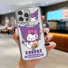 Ucuc iPhone 15 Pro Max Uyumlu Şeffaf Arka Yüzeyli Manyetik Darbeye Dayanıklı Silikon Kılıf