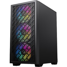 Game in Game Flow 4X120MM Rgb Fanlı Mesh Panel M-Atx Gaming Kasa (Temperli Cam)