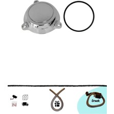 GMS Cg Çita Marş Motor Kapağı Nikel (+Buji Kablo Kılıfı)