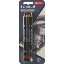 Derwent 4'lü Blister Charcoal Seti Renkli Özelliklerle Sanatsal Malzeme