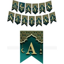 Vipfoni 11 Ayın Sultanı Yazılı Zikzak Banner Yazı Tavan Duvar Süsleri 2 Metre