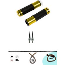 Rbk Cg Cup Scooter Motosiklet Elcik Takımı Gold + 2 Ad. Sivri Vida (+Buji Kablo Kılıfı)