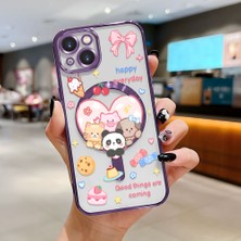 Ucuc iPhone 13 Uyumlu Şeffaf Arka Yüzeyli Manyetik Darbeye Dayanıklı Silikon Kılıf