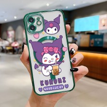 Ucuc iPhone 12 Uyumlu Şeffaf Arka Yüzeyli Manyetik Darbeye Dayanıklı Silikon Kılıf