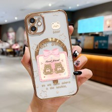 Ucuc iPhone 11 Uyumlu Şeffaf Arka Yüzeyli Manyetik Darbeye Dayanıklı Silikon Kılıf