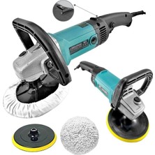 Moonshop Metal Dişli Profesyonel Devirli Koltuk Halı Yıkama Pasta Cila Polisaj Makinesi Hediyeli.