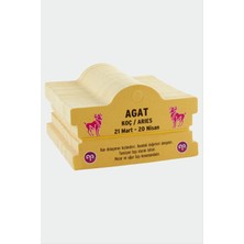 Aesco Agat & Koç Burç Bileklik Kartı