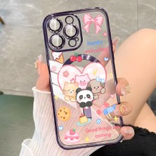 Ucuc iPhone 14 Pro Uyumlu Şeffaf Arka Yüzeyli Manyetik Darbeye Dayanıklı Silikon Kılıf