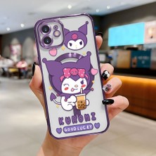 Ucuc iPhone 12 Uyumlu Şeffaf Arka Yüzeyli Manyetik Darbeye Dayanıklı Silikon Kılıf