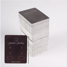 Aesco Klıpsli 3 Delikli Küpe Kartı