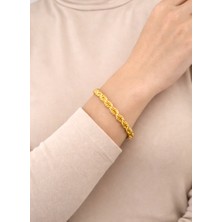 14 Ayar Gerçek Altın Halat Künye