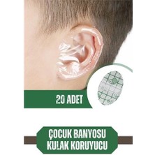 Aesco Mey Ithalat® Çocuk Banyo Kulak Koruyucu Su Geçirmez 20 Adet
