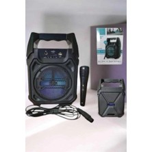 Aesco Mey Ithalat® Güçlü ve Şarj Edilebilir Bluetooth Hoparlör 6.5 Inç