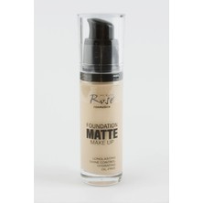Aesco Rose Matte Şişe Fondoten