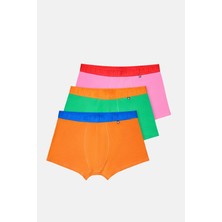 Happy Socks -  Erkek Çok Renkli 3\'lü Boxer Seti