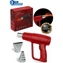 Moonshop Pro Seri DXF2000 Darbeye Dayanıklı Bakır Sargılı 2 Devirli Sıcak Hava Tabancası