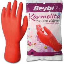 Aesco Mey Ithalat® Beybi Karmelita Bulaşık Eldiveni No:8