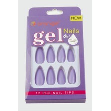 Aesco Orange Yapıştırıcılı Jel Takma Tırnak