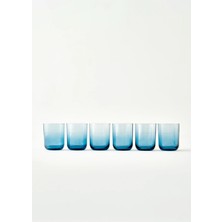 Bella Maison Soft Bardak Seti 6'lı Mavi (300 cc)