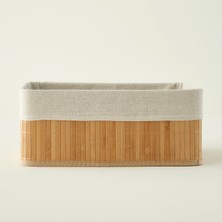 Bella Maison Bres Bambu Düzenleyici Kutu Naturel (37x26x15 cm)
