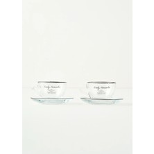 Bella Maison 2'li Çay Fincan Seti Siyah Desensiz 240 Cc Uzun Süreli Kullanım İçin