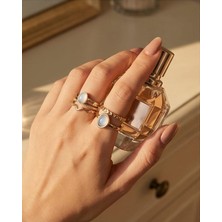 Uretti - Nerman 4053 3950 8'li Beyaz Taşlı Yüzük Seti