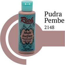 Aesco Mey Ithalat® Rich Multi Surface 2148 Pudra Pembe Akrilik Boya 120 cc