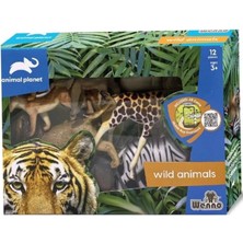 Aesco Mey Ithalat® SH-5901 Kutulu 12 Parça Vahşi Hayvan Seti