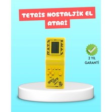 Aesco Mey Ithalat® Taşınabilir El Aterisi Gameboy – Klasik Tetris Oyunu, Pil ile Çalışan Mini El Konsolu