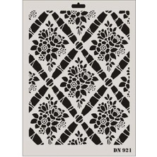 Aesco Mey Ithalat® Rich Dantel Seri DN-921 Stencil 35X25 cm